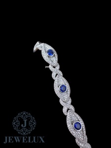 Pulsera de Tenis de Moissanita de Lujo de la Mejor Calidad, Plata de Ley 925, Joyería Fina para Regalo de Boda o Fiesta, para Compras al por Mayor - Product Image 3