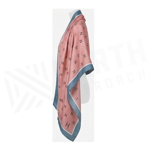 NORTH APPROACH Women's <b>Square</b> <b>Silk</b> <b>Scarf</b> Floral Print Elegant Multi-Functional Fashion Accessory All Seasons - Product Image 3