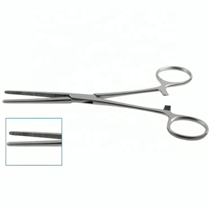 คีมผ่าตัดหลอดเลือดแดง ropean ขนาด20ซม. (7.9 ") แบบตรง1X2ฟันสแตนเลสแบบหนีบด้วยมือ - Product Image 6