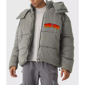 Chaqueta Acolchada Personalizada para Hombre, Parka Gruesa con Relleno, Abrigo de Invierno, Cómodo y Duradero para Viajar - Product Image 2