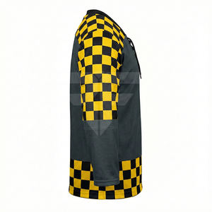 Camiseta de Hockey sobre Hielo al por Mayor, Tejido de Malla de Poliéster Resistente, Unisex, Ajuste para Adultos, Manga Corta, Transpirable, Tallas Grandes - Product Image 2