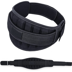 Ceinture de musculation professionnelle avec chaîne pour haltérophilie, musculation et entraînement physique, logo personnalisé - Product Image 1