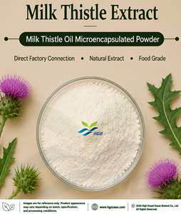 Suministro directo de fábrica HGO, extracto de cardo mariano Natural puro (grado alimenticio), especificación de aceite de cardo mariano, polvo microencapsulado - Product Image 1