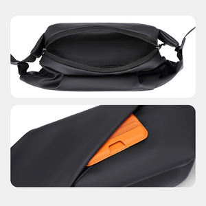 Riñonera Deportiva Impermeable de PU con Bolsillo Oculto con Cremallera, Forma de Almohada, para Hombres y Mujeres, para Correr, Viajar y Actividades al Aire Libre - Product Image 6