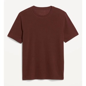 Camiseta de Manga Corta para Hombre, Cuello Redondo, Color Sólido, Algodón y Elastano, Preencogida, Antipilling, para Gimnasio y Deporte - Product Image 5