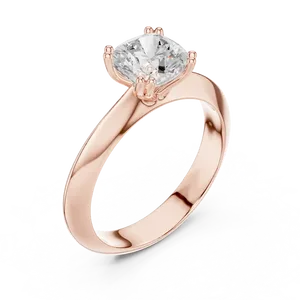 Diamante Cultivado en Laboratorio con Corte Cojín de 1.5ct, Engaste Alto de Seis Garras con Vástago Catedral, Oro Sólido de 18K Personalizado, Certificado IGI, Anillo de Boda Solitario - Product Image 3