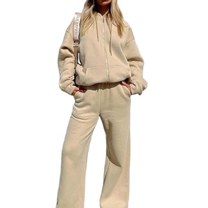 Ensemble de survêtement 2 pièces noir imprimé : Hoodie court zippé et pantalon de jogging – Collection Streetwear en gros - Product Image 3