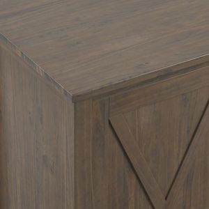 Credenza Ela Marrone Fumé con Funzione Portabottiglie - Product Image 3
