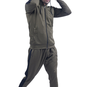 <b>Men</b> Tracksuit Athletic Two Piece Set Breathable Zip Jacket Jogging <b>Pants</b> <b>Running</b> Workout Gym Fitness Wholesale Sportswear - Product Image 3