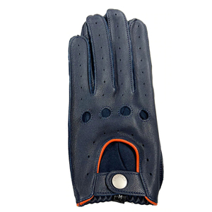 Gants en cuir véritable pour usage général, antidérapants, avec manchette renforcée, sans poudre, épaisseur 10 mil, sans latex, confortables pour le travail quotidien - Product Image 3
