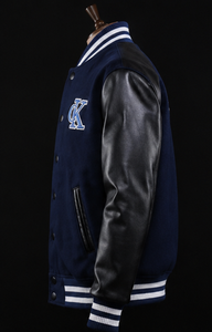 เสื้อแจ็คเก็ตวาร์ซิตี้คุณภาพสูงสำหรับผู้ชายพร้อมปกตั้ง - Product Image 4