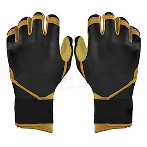 Guantes de Bateo de Béisbol de Cuero de Alta Calidad Resistentes a los Impactos, Acolchado Extra, Transpirables, Suaves, Correa de Velcro Personalizable - Product Image 6