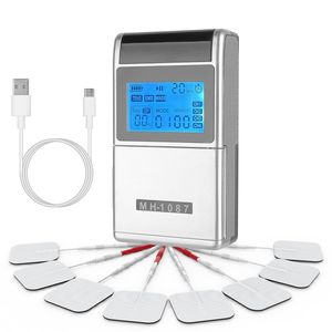 Elettrostimolatore Digitale TENS a 4 Canali Ricaricabile, 48 Modalità, 20 Livelli di Intensità, 8 Elettrodi, Timer per Stimolatore Muscolare Massaggiatore Collo Spalle - Product Image 3