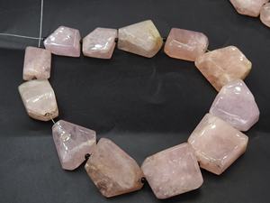 Perles de Morganite Facettées Roulées - 8 Pouces, 10-20 MM de Longueur (environ) - Pierres Libres Façonnées à la Main - Fournitures pour Grossistes - Pierre Naturelle - Product Image 4