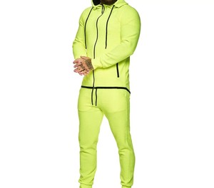 Conjunto Deportivo con Capucha para Hombre, Estilo Casual, Corte Regular, Algodón, Diseño Sólido, Ecológico, para Invierno - Product Image 4