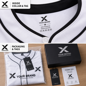 เสื้อกีฬา X Sports City แบบสั่งพิมพ์ลายเอง เสื้อเบสบอลแขนกุด ระบายอากาศได้ดี คุณภาพสูง หลายสี ขายดี ผู้ผลิตโดยตรง - Product Image 5