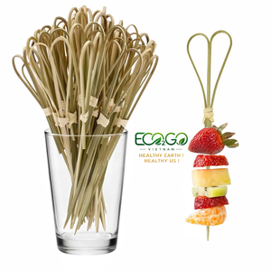 Bamboo Skewers for Food Service <b>BBQ</b> Grilling Catering and Party Appetizers Natural Food Picks for Various Dishes - Product Image 3