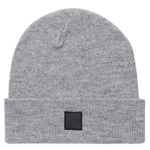 Stylish Unisex Adult Casual Adjustable 100% Acrylic Solid Color Beanie <b>Hat</b> with Breathable Fabric for Daily Use - Product Image 1