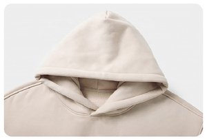 Custom Pullover Hoodie Oversized Heavy Weight Eco-Friendly Cotton <b>Fleece</b> <b>Hooded</b> Sweatshirts Autumn Maanify 2026 OEM/ODM Hoodies - Product Image 4