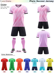 Maillot de football personnalisé 2026 de haute qualité en polyester sublimé 100 %, kit multicolore unisexe, uniforme d'entraînement court respirant - Product Image 2