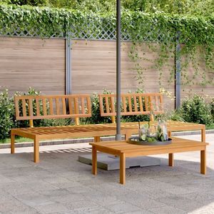 Set di mobili da giardino in legno massello di Acacia 2 pezzi Pallet da 2 pezzi - Product Image 1
