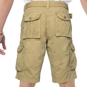 Pantalones Cortos Cargo para Hombre Hechos a Medida, 100% Algodón, Secado Rápido, Cierre de Botones, Bolsillos, para Senderismo, Gimnasio, Correr - Product Image 2