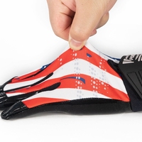 Guantes Personalizados para Receptor de Fútbol Americano, Impermeables, para Mano Derecha, Ligeros, con Logotipo Personalizado, Venta al Por Mayor