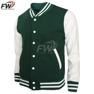 Chaqueta Versity para Hombre, Diseño con Costuras Limpias, Cuello Alto, Tela de Lona, Resistente al Viento, Ecológica, para un Estilo Casual Moderno - Product Image 1