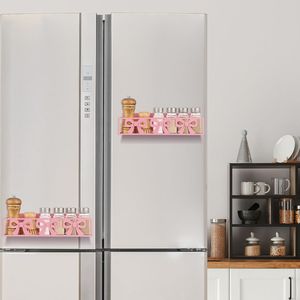 Set di 2 Portaspezie Magnetici per Frigorifero, Cestello in Metallo, Organizzatore per Cucina e Casa - Product Image 3