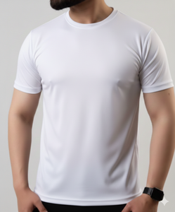 เสื้อยืดผ้าฝ้ายสีพื้นสำหรับผู้ชายคุณภาพพรีเมียม สไตล์ลำลอง น้ำหนักเบา 180 GSM ระบายอากาศได้ดี ป้องกันรอยยับ สวมใส่สบาย - Product Image 5