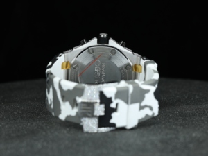 Customized Men's Vintage Hip Hop <b>Watch</b> Mechanical Stainless Steel Cut Moissanite Diamond <b>Rubber</b> Unique Analog Sapphire Crystal - Product Image 3