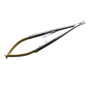 Castroviejo Micro Needle Suture Holders 16CM/6.3in Precision Castroviejo Micro Suture <b>Drivers</b> for Corneal Microsurgery Procedure - Product Image 6