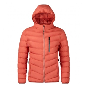 Blue <b>Winter</b> Puffer Jacket <b>Mens</b> Hooded Thermal Outerwear <b>Waterproof</b> Quilted Heavyweight <b>Coat</b> - Product Image 1