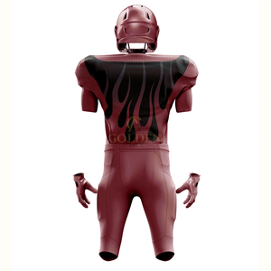 Maillots de football américain style entraînement, design original du fournisseur, nom de l'équipe, 100 % polyester, séchage rapide, respirant, adulte, OEM - Product Image 5