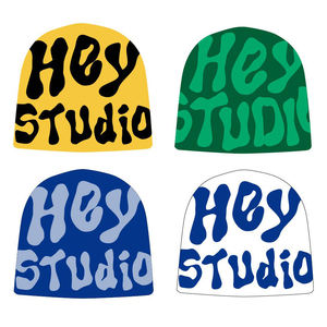 OEM 2026 New Arrival Custom High-Quality Beanie Hat Unisex Street Style Letter Print <b>Winter</b> <b>Cap</b> Casual Acrylic Knit Beanie <b>Cap</b> - Product Image 5