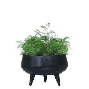 Jardinière moderne en métal pour intérieur et extérieur, pot de fleurs décoratif, conteneur pour maison, jardin, balcon - Product Image 3