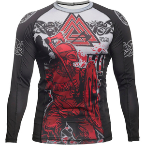 T-shirt de compression de sport à logo personnalisé, nouvelle arrivée, personnalisez votre propre rash guard à manches longues - Product Image 4