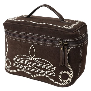 กล่องเก็บของหนังกลับแบบตะวันตกกล่องหนังวัวแท้กล่องนิรภัยหนังวัวแท้กล่องจัดระเบียบหนังและหนังวัวสำหรับเดินทาง - Product Image 1