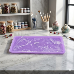 Eco-Friendly Polished Pink <b>Top</b> <b>Resin</b> Salad Tray for Kitchen <b>Table</b> Decor Parties & Snacks Dishes & Plates - Product Image 1