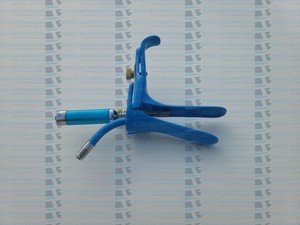 Espéculo vaginal de tamaño mediano con fuente de luz para obstetricia y ginecología, de acero inoxidable - Product Image 3