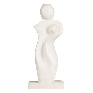 Abstract Mother Child Sculpture Family for Figurine Modern Minimalist Statue Contemporary Home Decor Artistic Handicraft Marble - Product Image 4