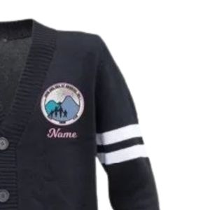 Cardigan en tricot style universitaire Jack and Jill Founding Philadelphia Chapter, style Letterman, boutonné, chaud, décontracté, vêtement haut de gamme - Product Image 5