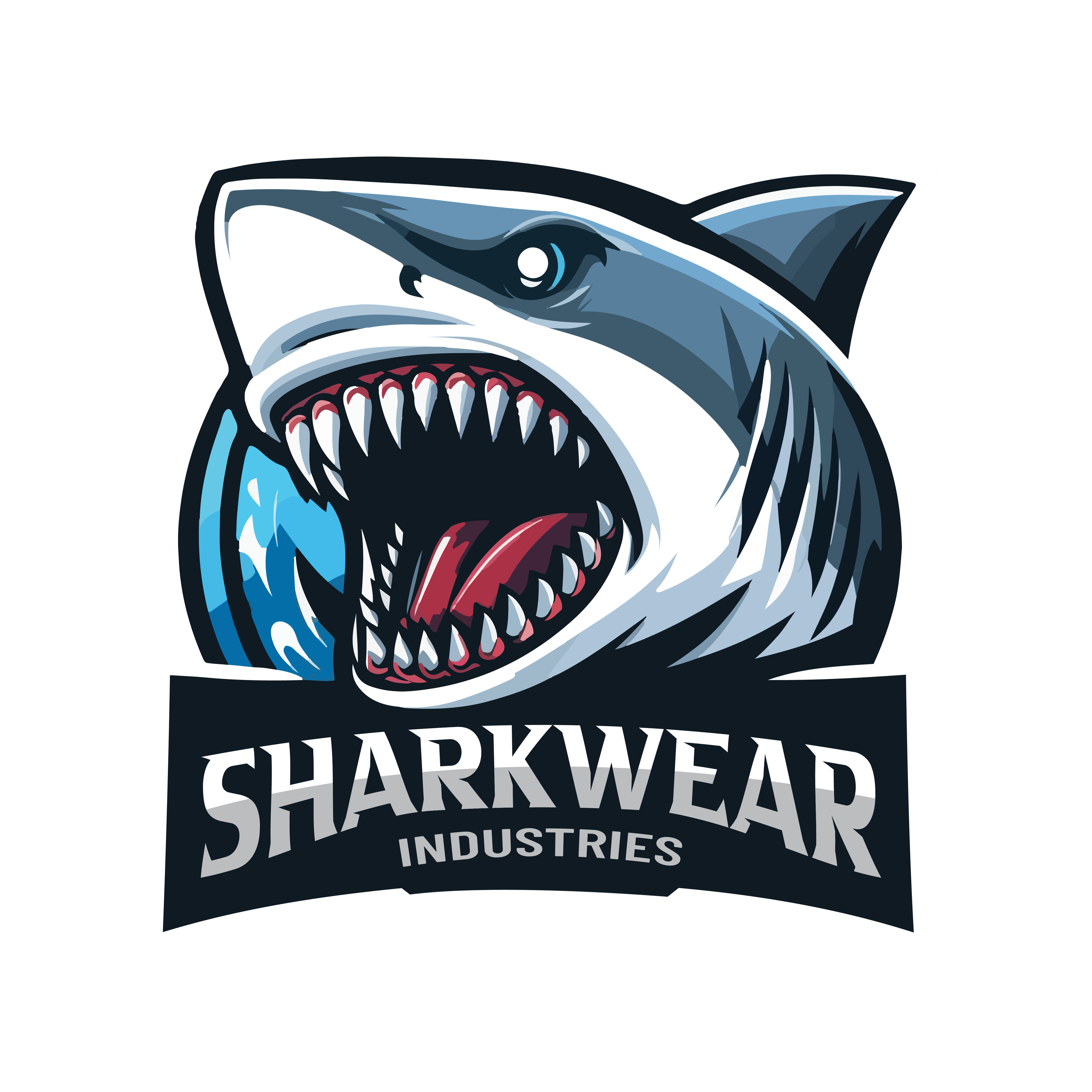 SHARKWEAR INDUSTRIES logo