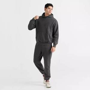 Sudadera con capucha para hombre, estilo acid wash, algodón premium, estilo urbano, logotipo personalizado, ropa informal de estilo urbano. - Product Image 5