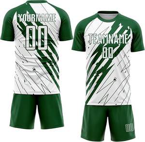 Uniformes de Fútbol Personalizados Unisex, Diseño a Medida, Insignia del Equipo Impresa, Transpirables, de Secado Rápido, 100% Poliéster, Manga Corta - Product Image 6