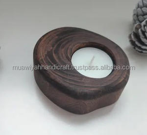 Bougeoir en bois de qualité supérieure Décoration intérieure durable et moderne à bas prix Agate par Muawiyah Handicraft - Product Image 2