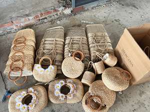 Sombrero de Sol de Rafia y Paja de Panamá para Mujer, Ala Ancha, Moderno, para Deportes de Verano, Pesca, Viajes, Casual - Product Image 3