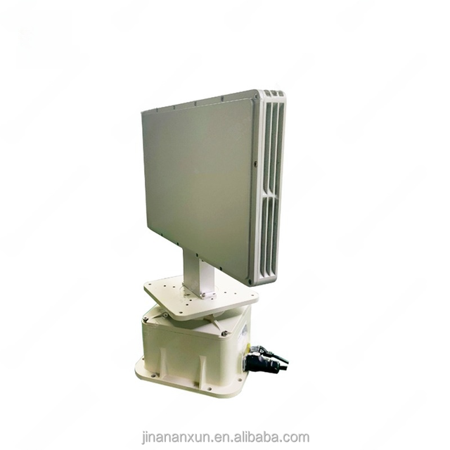 Onesafe Low Power Consumption Anti-Drone Radar 100W with Remote Control Water Resistant Durable for 360 Degree Azimuth Coverage