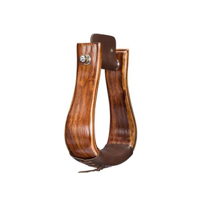 Estribos de madera natural para montar a caballo, soporte duradero para los pies, accesorios para el sillín, equipo ecuestre hecho a mano para jinetes - Product Image 4