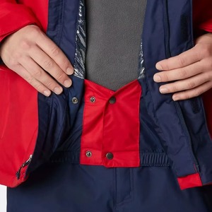 Veste de ski softshell imperméable de haute qualité pour homme, réversible, avec empiècements patchwork sur le devant, idéale pour le snowboard et les activités hivernales en extérieur. - Product Image 6